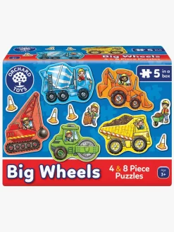 Orchard Toys Puslespil Store Køretøjer 5-i-1