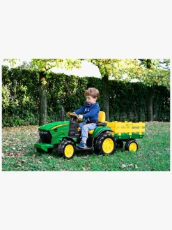 Peg Perego John Deere Heavy Duty Fjernstyret Terrænkøretøj med Anhænger