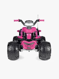 PegPérego Corral T-Rex Firehjulet ATV 330W, Lyserød/Sort