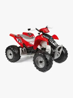 PegPérego Polaris Outlaw Firehjulet ATV 330W, Rød/Hvid