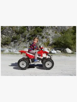 PegPérego Polaris Outlaw Firehjulet ATV 330W, Rød/Hvid