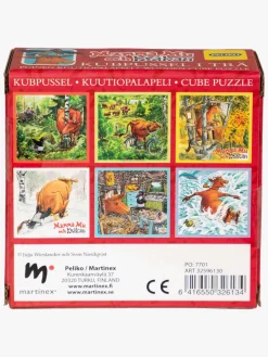 Peliko Mor Muh Og Krage Kubepuslespil 9 Brikker