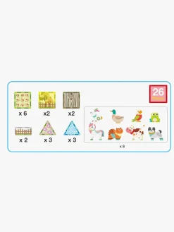 PicassoTiles Byggesæt Bondegård med 8 Dyr 26 Dele