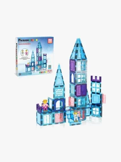 PicassoTiles Magnetisk Byggesæt Ice Winter 72 Dele