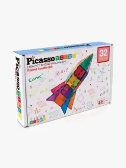 PicassoTiles Rocket Booster Magnetisk Byggesæt 32 Dele