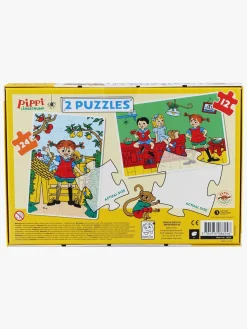 Pippi Langstrømpe Puslespil 2-i-1