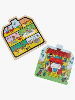 Pippi Langstrømpe Træpuslespil Pippi Langstrømpes Hus 16 Dele