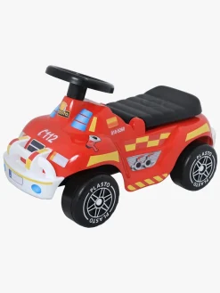 Plasto Gåbil Brandbil m. Stille Hjul