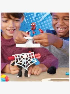 Play-Doh Spider-Man Launch And Slice Battle Legesæt