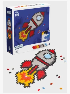 Plus-Plus Nummer Raket Puslespil