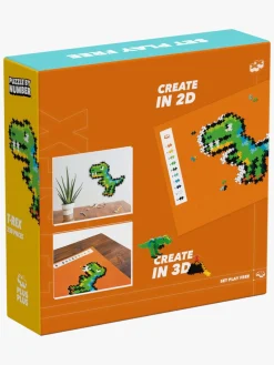 Plus-Plus Puzzle By Number Byggesæt T-Rex 250 Dele