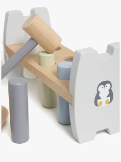 PolarB Legesæt Hammerbræt og Stableklodser Pingvin