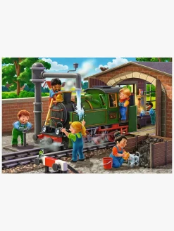 Ravensburger Airplane & Train Repairs Puslespil 2x24 Brikker