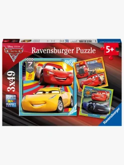 Ravensburger Disney Cars 3 Puslespil 3x49 Brikker