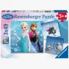 Ravensburger Disney Frozen Puslespil Vintereventyr 3x49 Brikker