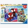 Ravensburger Marvel Spidey and His Amazing Friends Puslespil 3x49 Brikker