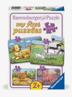 Ravensburger My First Puzzles Puslespil Bondegårdsdyr 4-i-1