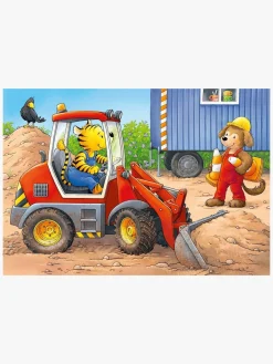 Ravensburger My First Puzzles Puslespil Dyr På Byggepladser 4-i-1