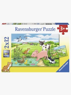 Ravensburger Puslespil Baby Bondegårdsdyr 2x12 Brikker