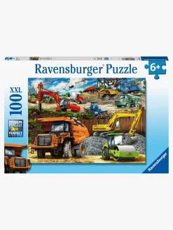 Ravensburger Puslespil Entreprenørmaskiner, 100 Brikker