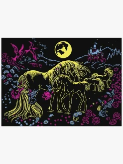 Ravensburger Puslespil Enhjørninger I Måneskinnet 100 Brikker