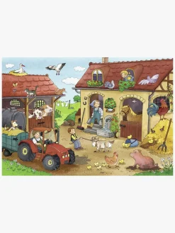 Ravensburger Puslespil Gårdsarbejde 2x12 Brikker