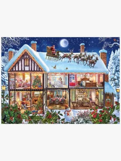 Ravensburger Puslespil Jul Hjemme, 100 Brikker