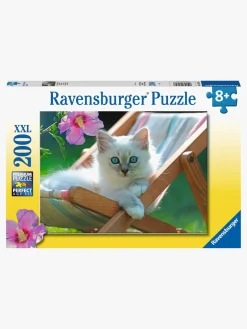 Ravensburger Puslespil Kattekilling i Solstol 200 Brikker