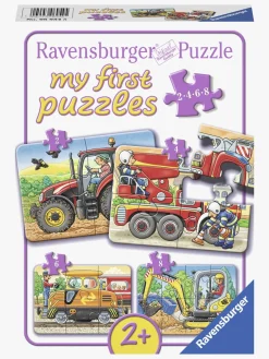 Ravensburger Puslespil Køretøjer 2, 4, 6 & 8 Brikker