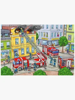 Ravensburger Puslespil Politi og Brandbil 2x12 Brikker