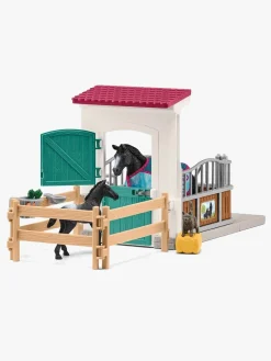 Schleich Legetøjssæt Hesteboks med Hoppe og Føl