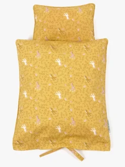 Smallstuff Dukkesengetøj Enhjørning, Gul/Hazel