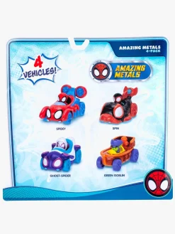 Spidey And His Amazing Friends Bilsæt 4-pak