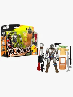 Star Wars Mixmashers Figur Mando And Grogu Deluxe