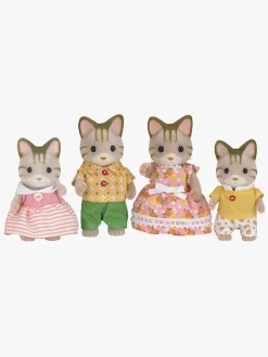Sylvanian Families Figursæt Den Stribede Kattefamilie
