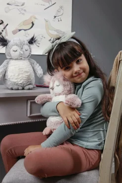 Teddykompaniet Bamse Ugle Uve 25 Cm, Grå