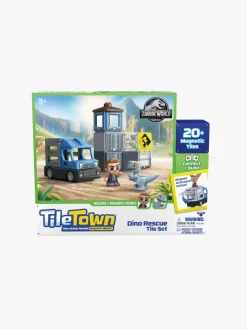 Tile Town Jurassic World Dino Rescue Magnetsæt 20 Brikker