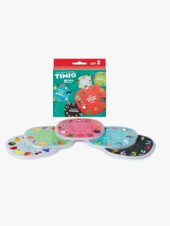 TIMIO Tilbehør og Skivepakke, Tal, Dyr, Former & Frugter