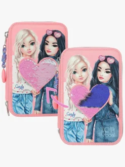 TOPModel Tredelt Penalhus med Pailletter