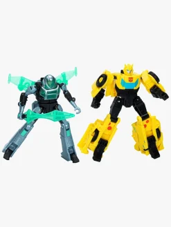 Transformers EarthSpark Cyber-Combiner Figursæt Bumblebee & Mo Malto