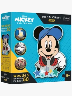 Trefl Wood Craft Junior Disney Mickey & Venner Puslespil 50 Brikker
