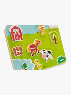 VIGA Aktivitetslegetøj Bondegård med Snor