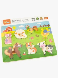 VIGA Puslespil med Dyrelyde